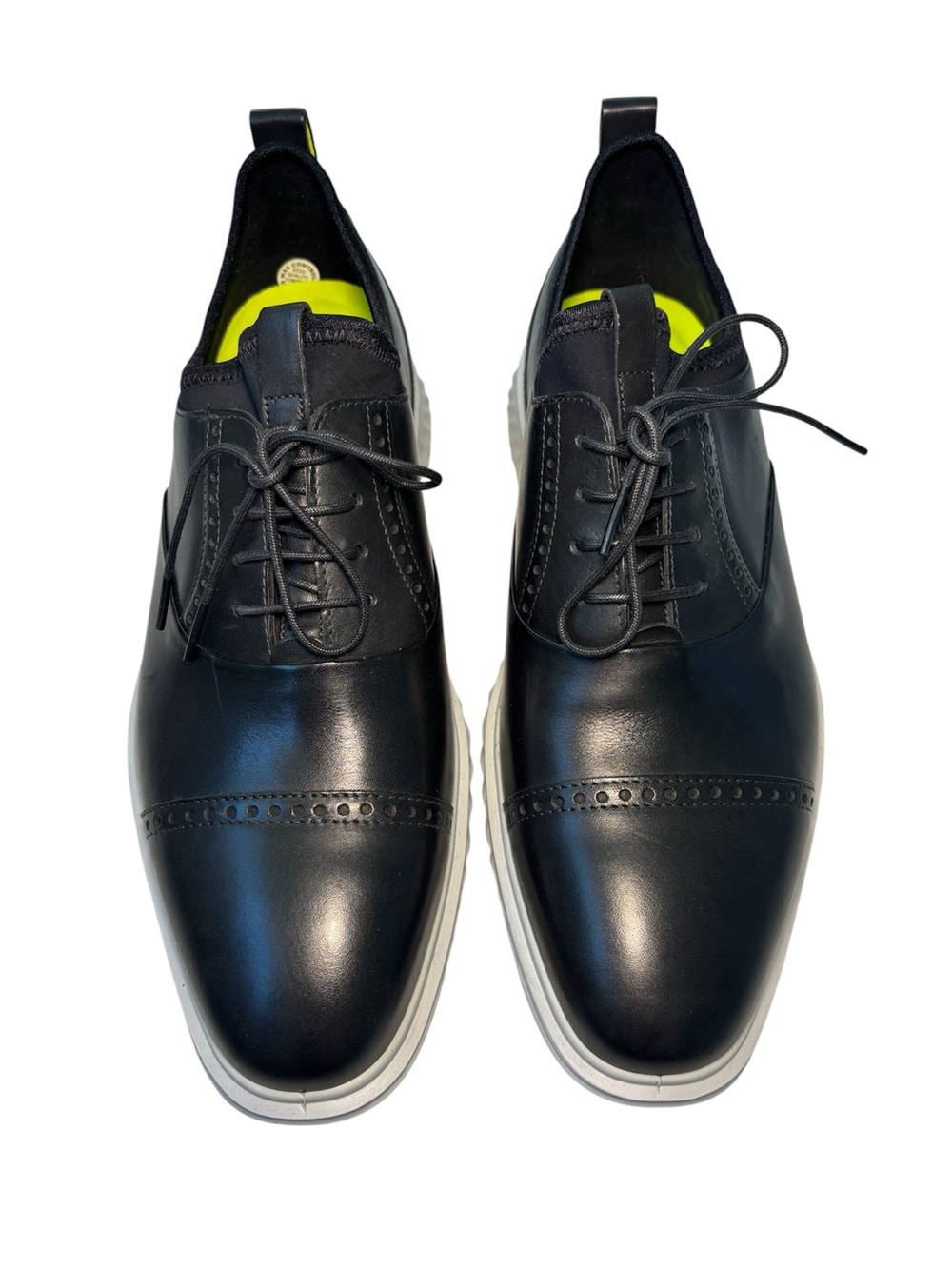 ECCO ST. 1 Hybrid Lite Mens Black Leather Oxford Derby Shoes 45 US Sz11 Sneaker